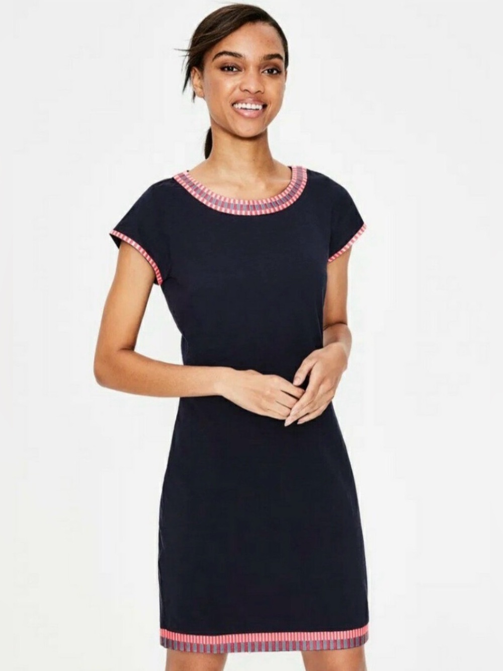 Boden Navy Shirt Dress, Size 6